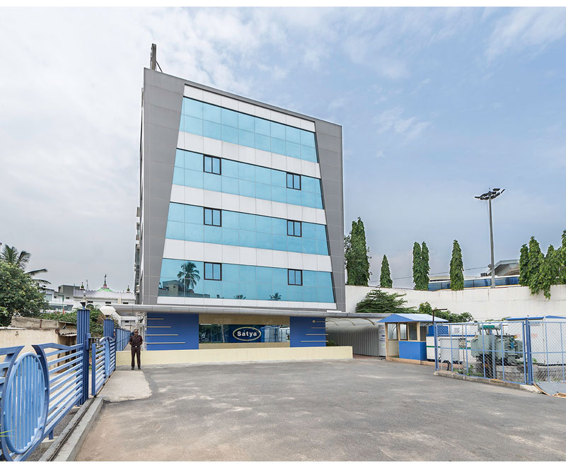 Satya incense products display